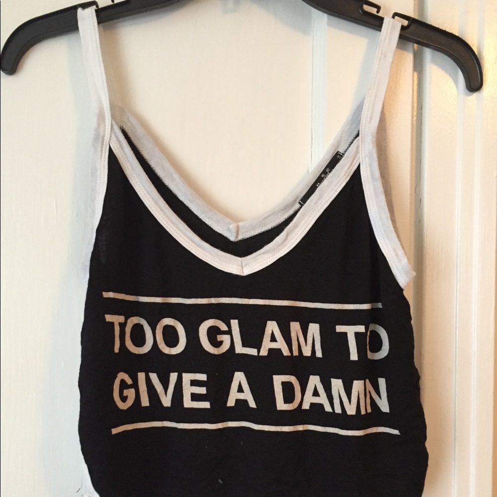 Too glam to give a damn
